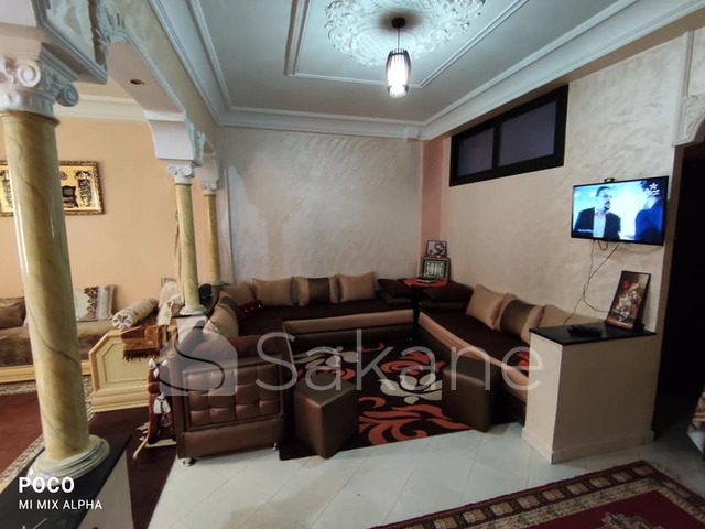 شقة سفلية 100متر للبيع قرب تقاطع شارع طاح وشارع محمد السادس - 1