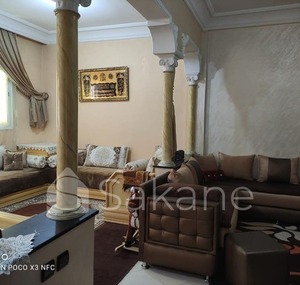 شقة سفلية 100متر للبيع قرب تقاطع شارع طاح وشارع محمد السادس