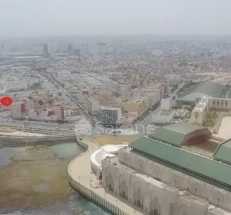 Terrain à vendre 5353m2, titré, à côté de Marina de Casablanca, de la Mosquée Hassan II