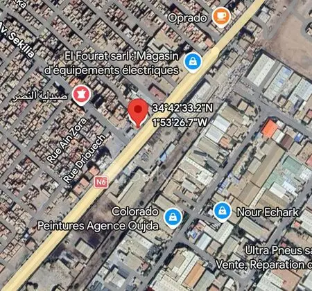 appartement à vendre 105m² a Oujda la route des frontières ( route d'Algérie)