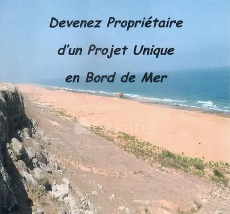 Terrain titré d'exception en bord de mer Cap Beddouza pour Projet touristique